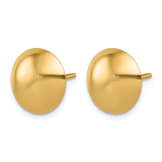 Button Stud Earrings