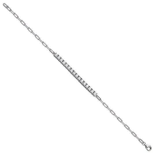 Tennis Paper-Clip Bracelet