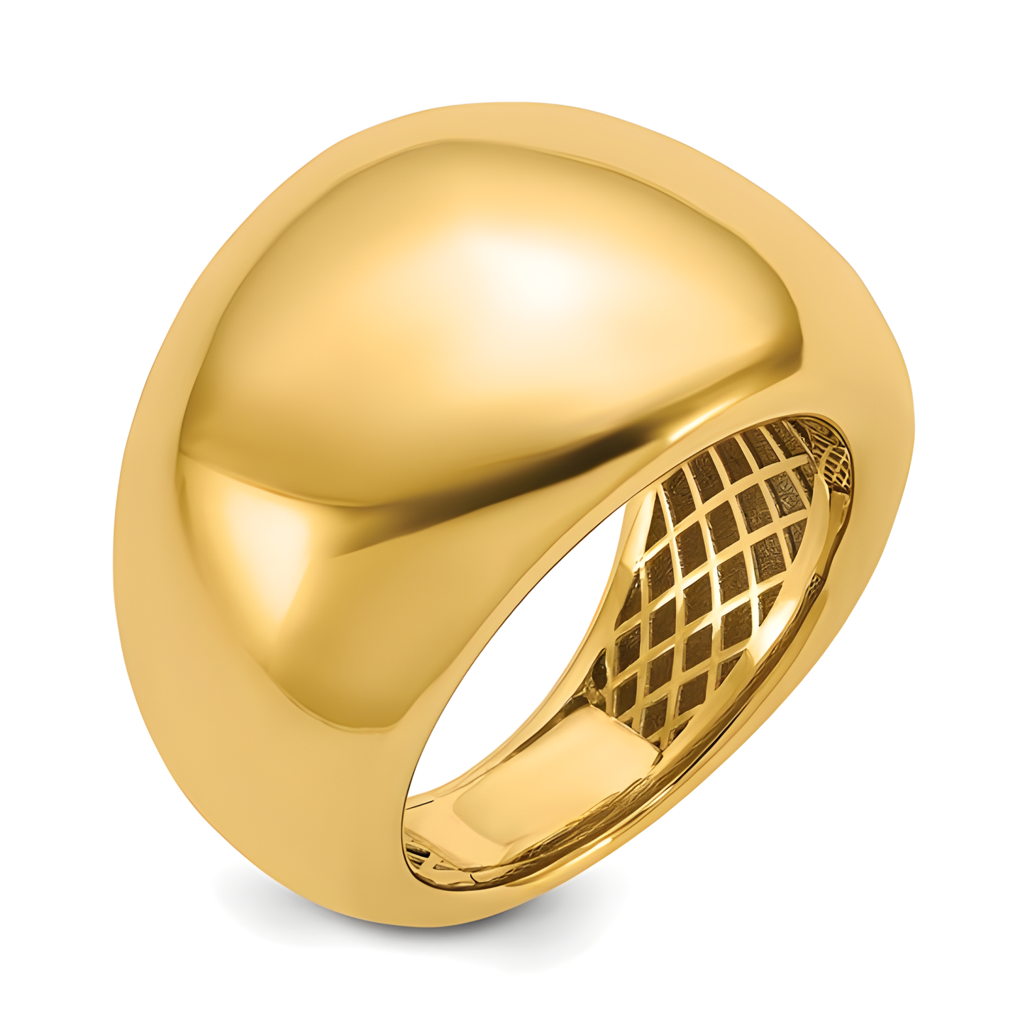 Polished Wide Dome Ring