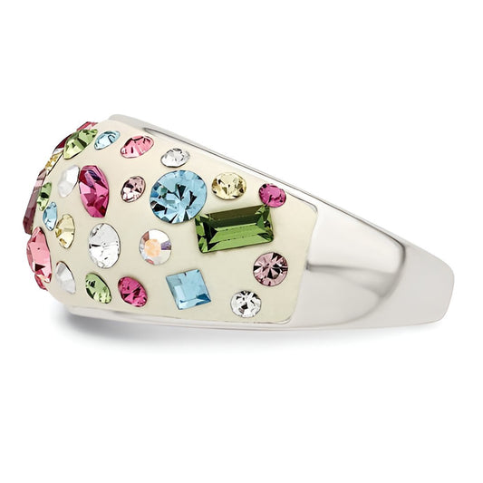 Multi Color Crystal Ring
