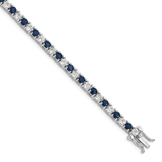 Sapphire and Topaz Bracelet