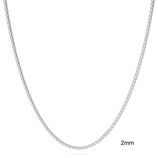 Rounded Box Chain Necklace