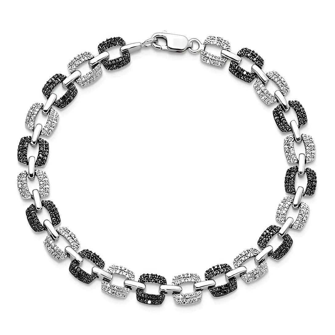 Black and White Diamond Bracelet