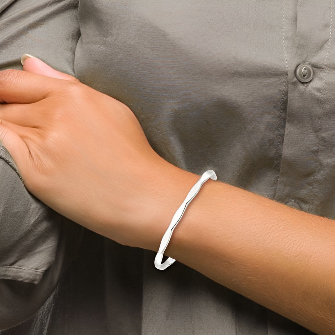 Wavy Cuff Bangle