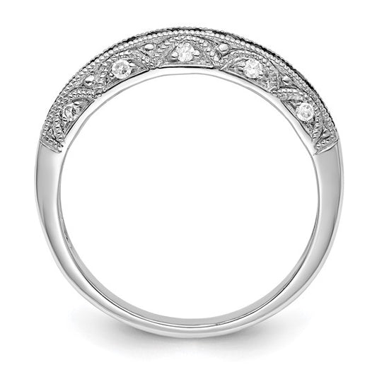 Black Diamond Filigree Band