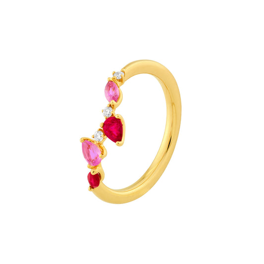 Red Blossom Ring