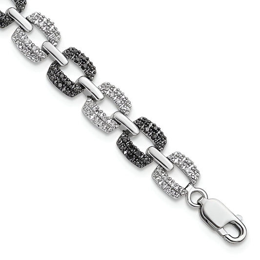 Black and White Diamond Bracelet
