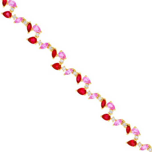 Red Blossom Bracelet