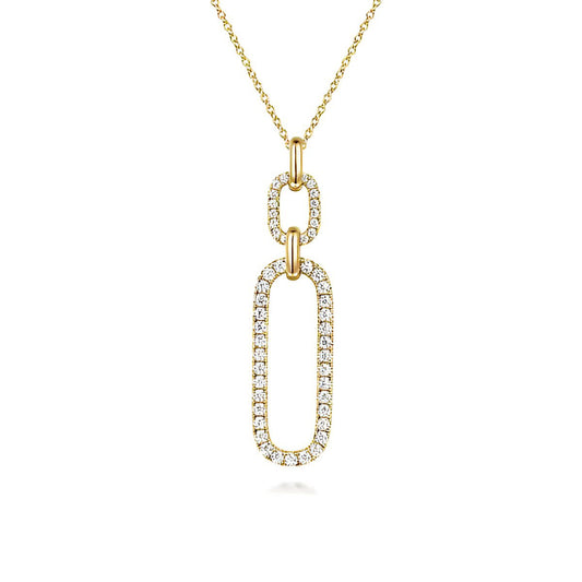 Diamond Link Chain Necklace