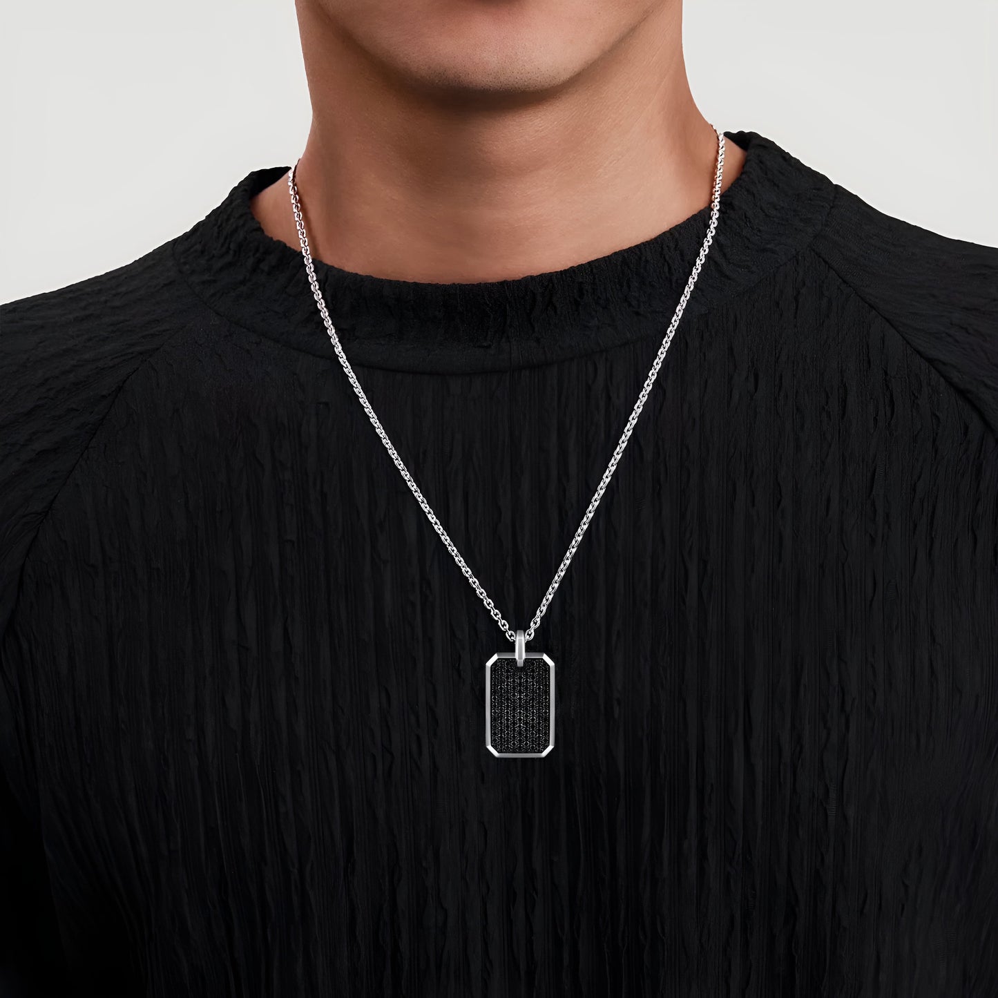 Black Spinel Pendant