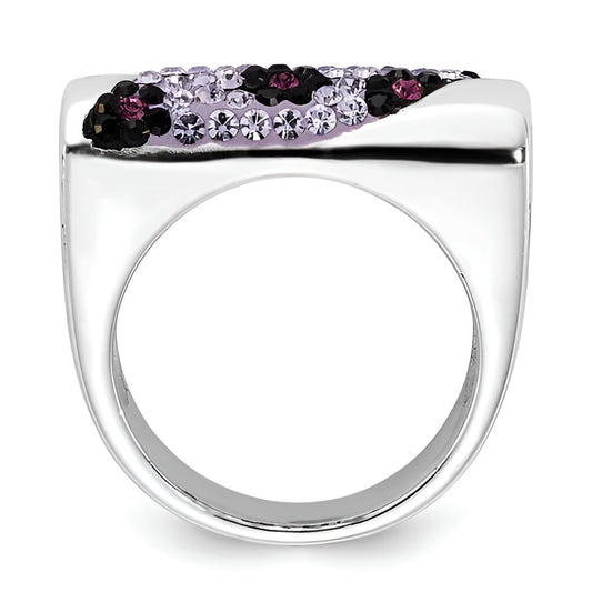 Purple Crystal Ring