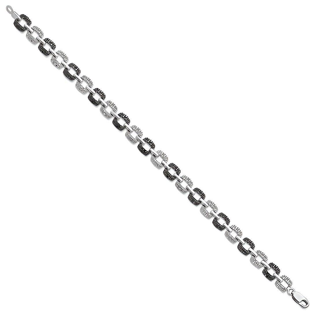 Black and White Diamond Bracelet