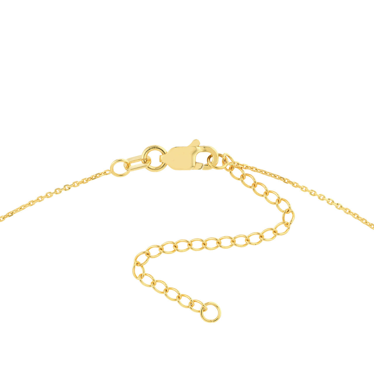 Diamond Paperclips Necklace