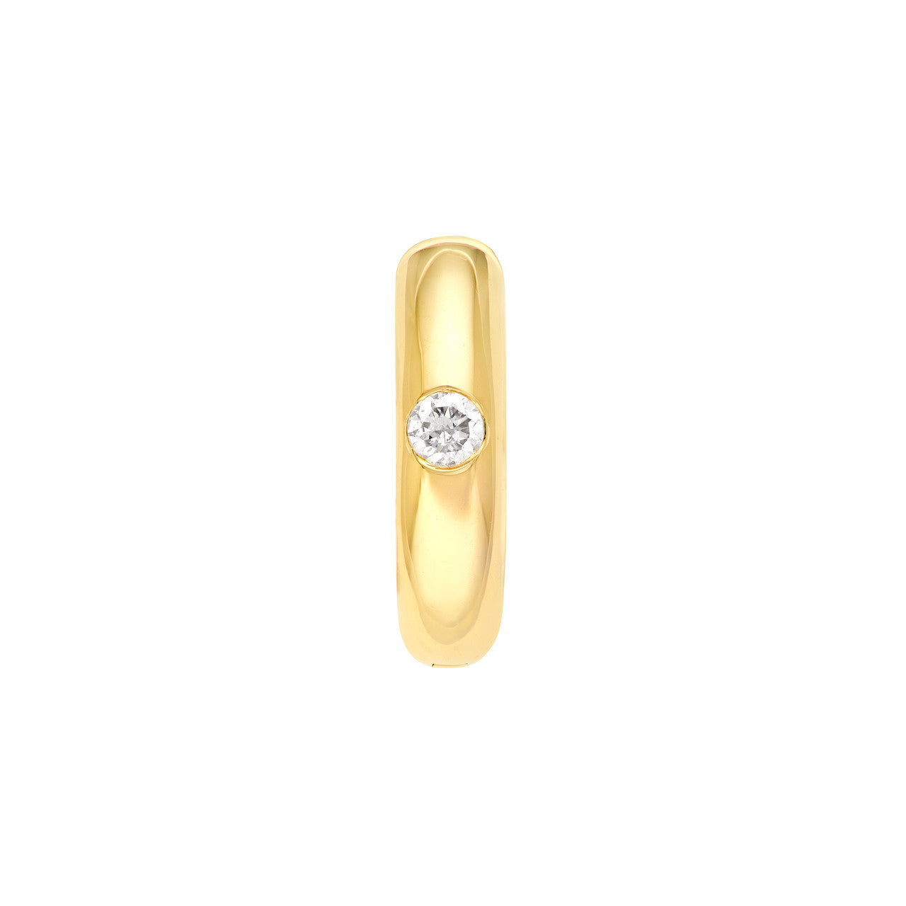 13mm Diamond Hoop Earrings