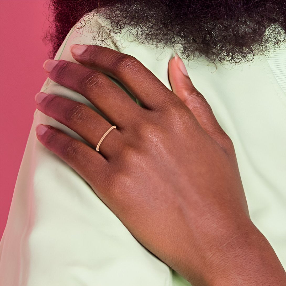 Petite Milgrain Ring