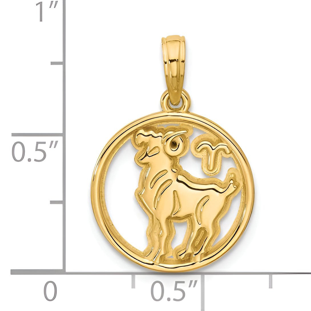Gold Zodiac Pendant
