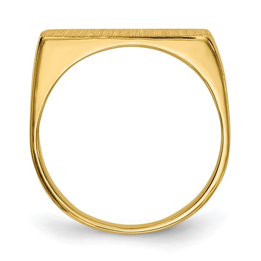 Medium Slim Signet Ring