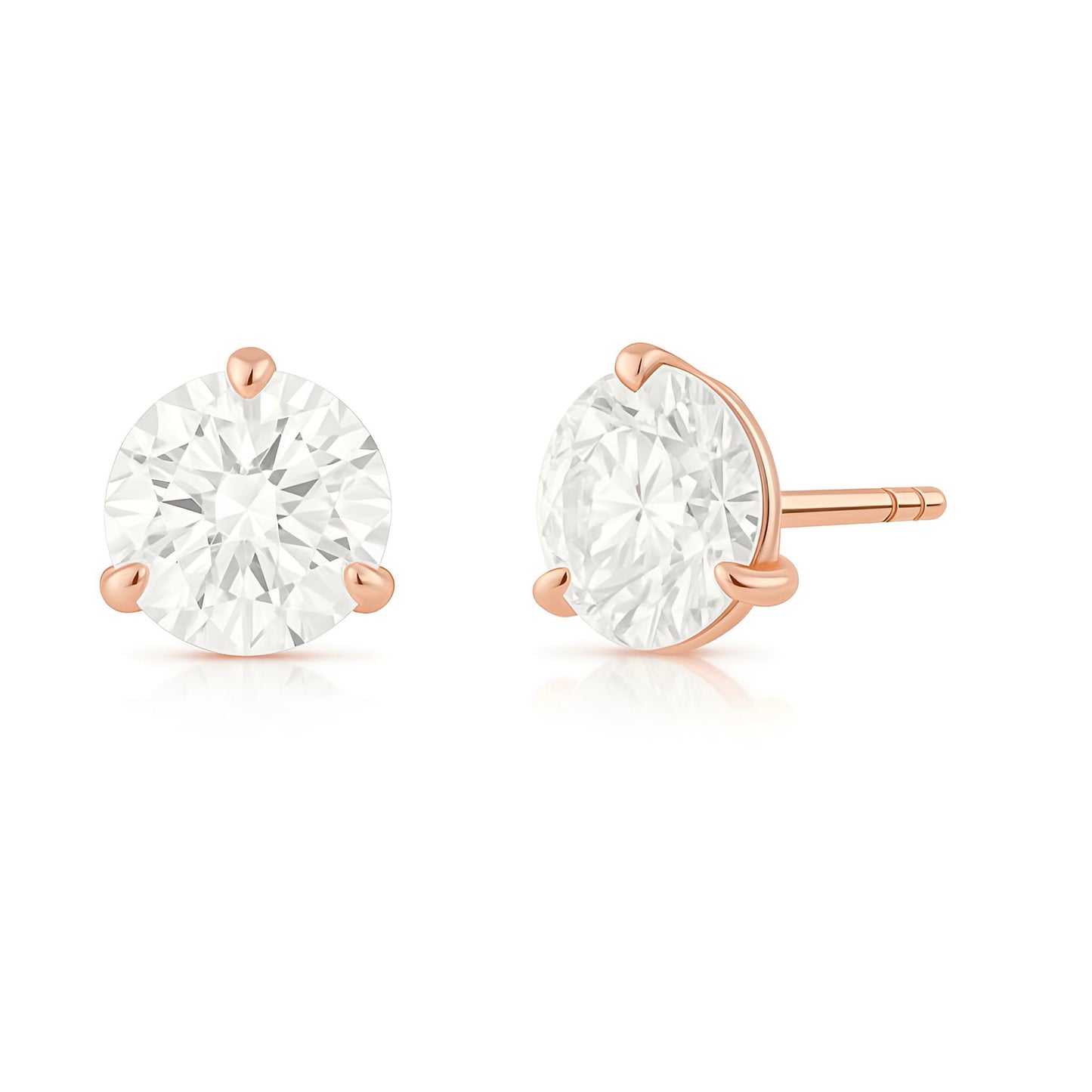 Classic Diamond Martini Studs