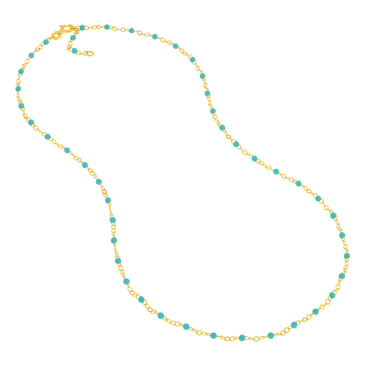 Enamel Bead Necklace