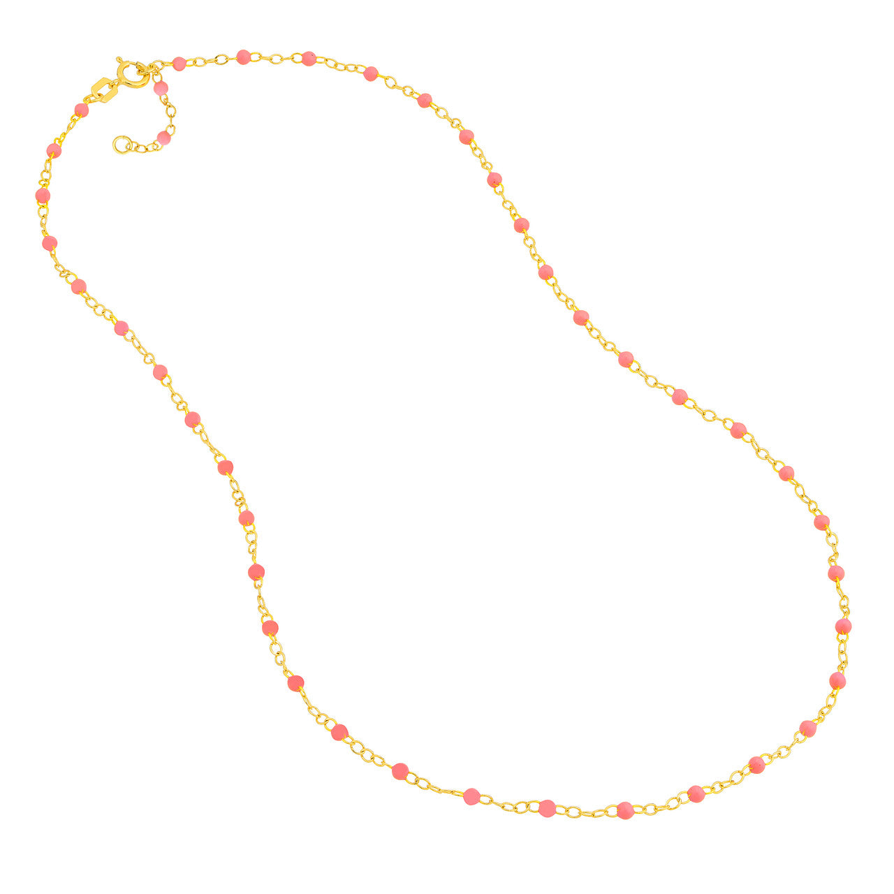 Enamel Bead Necklace