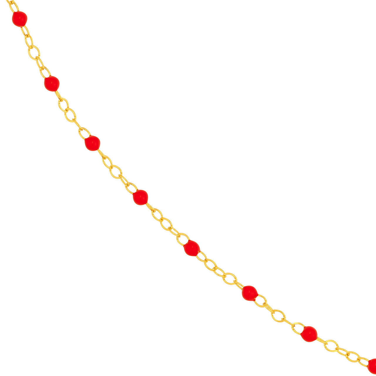 Enamel Bead Necklace