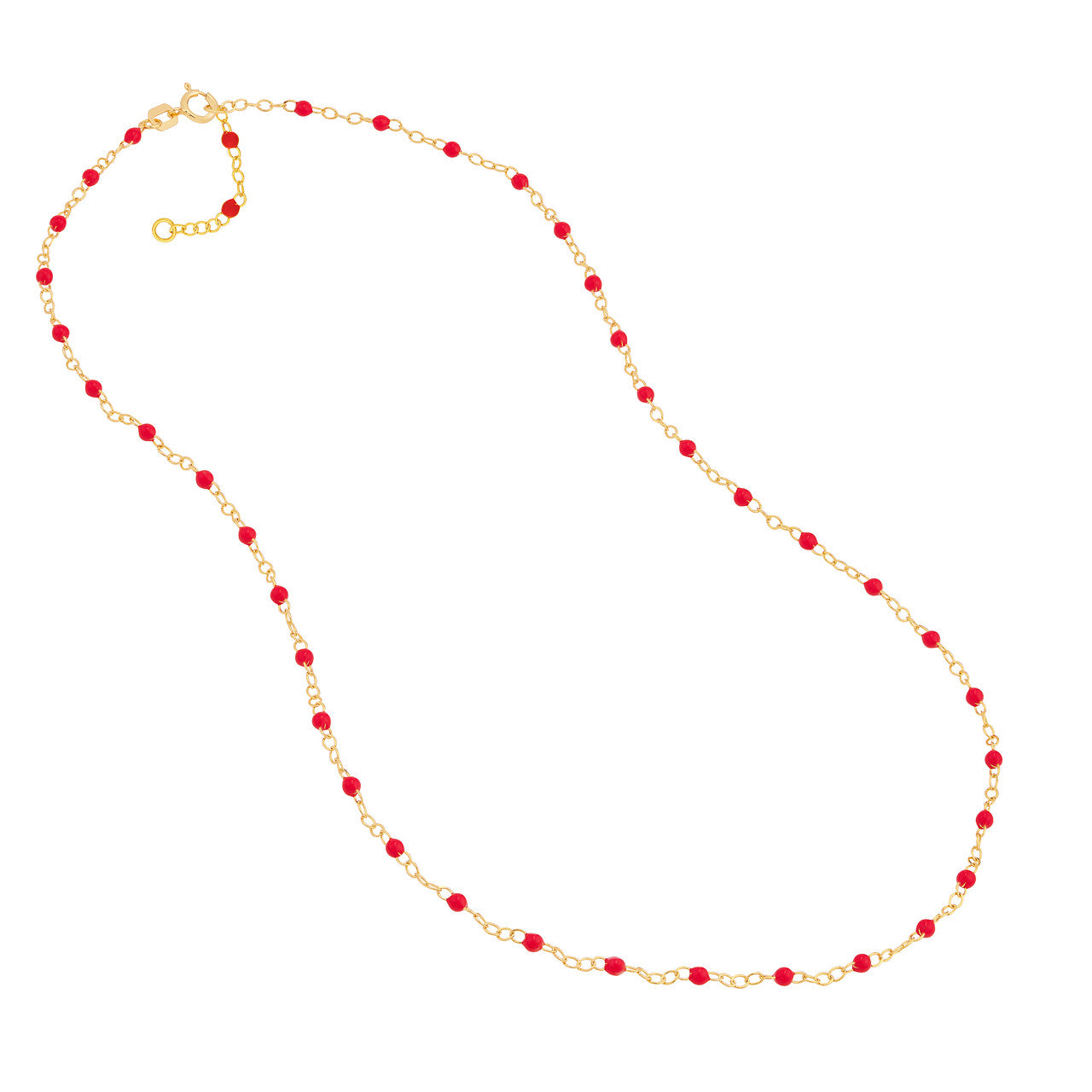 Enamel Bead Necklace