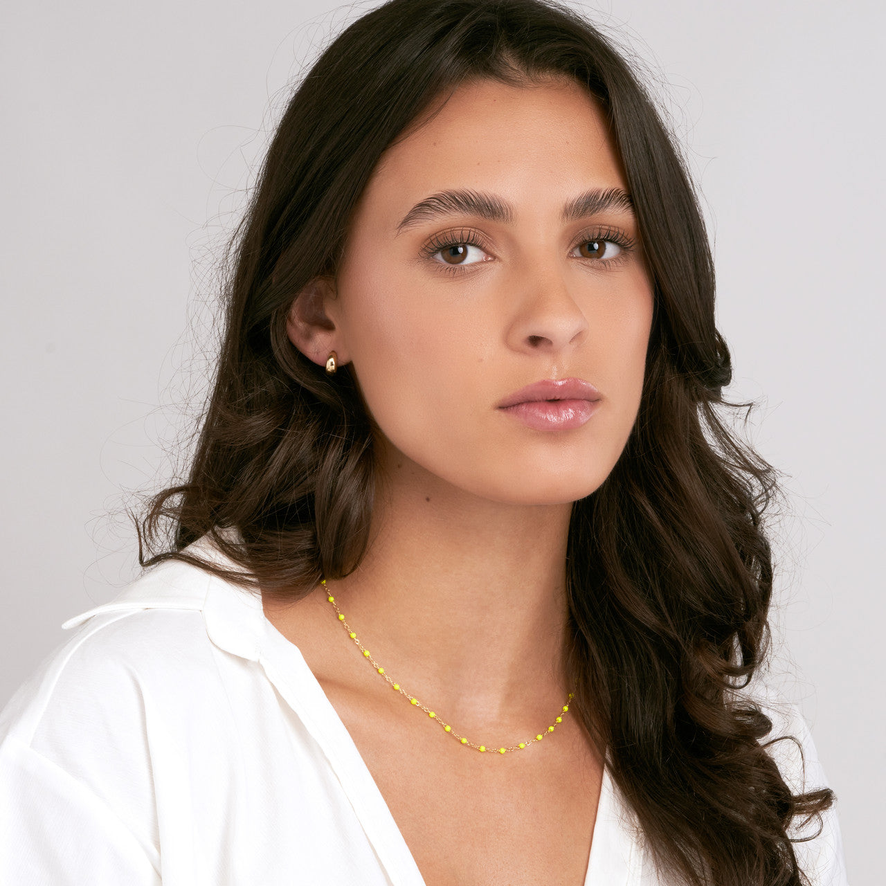 Enamel Bead Necklace