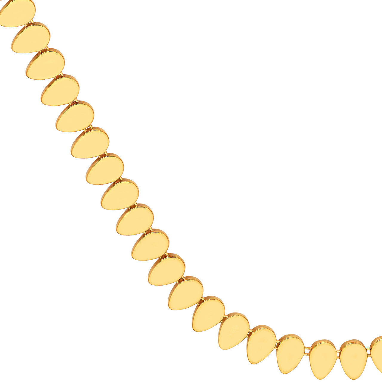 Flat Teardrop Link Bracelet