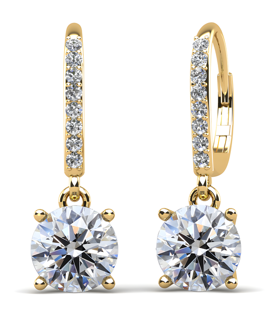 Diamond Drop Earrings