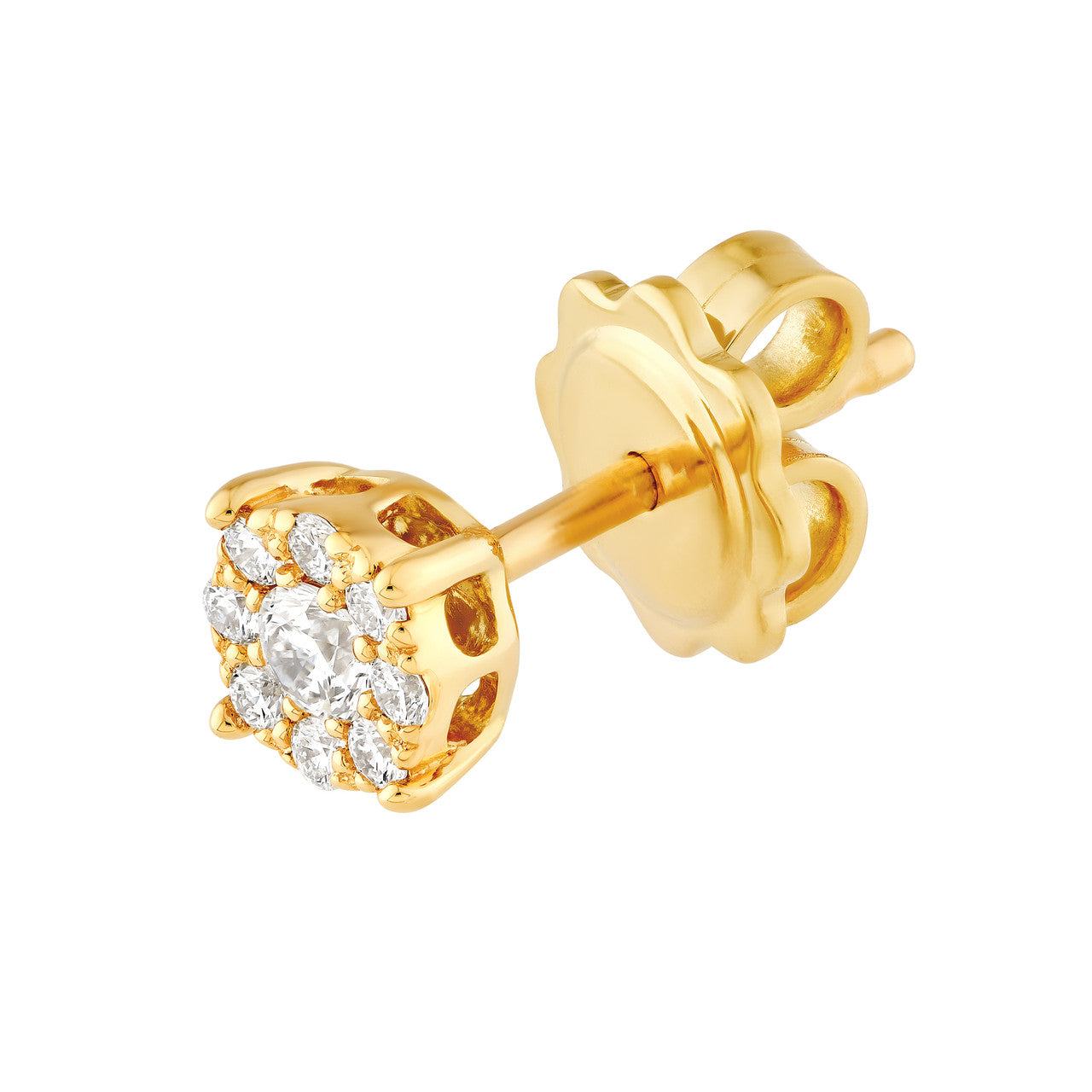 Petite Diamond Cluster Studs