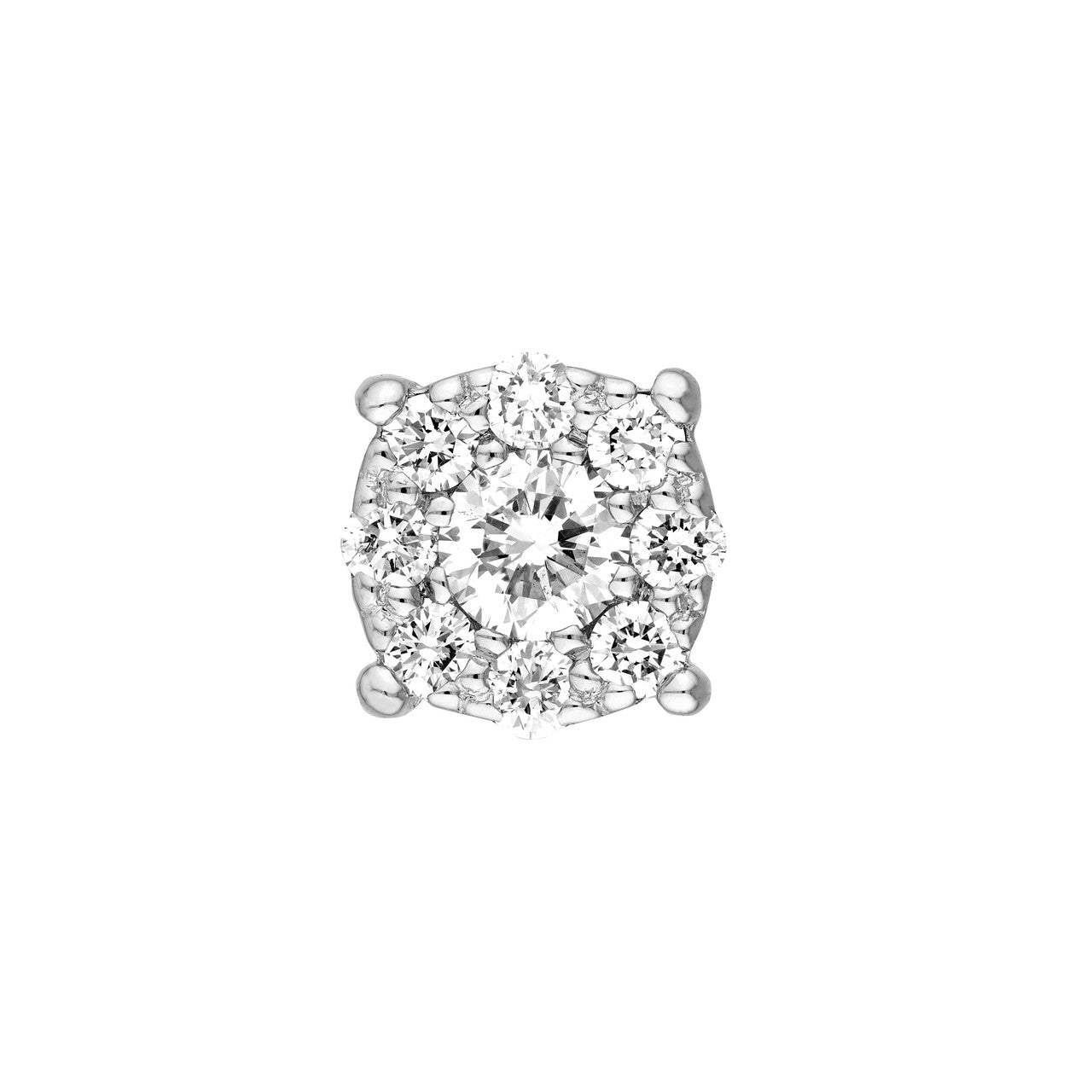 Petite Diamond Cluster Studs