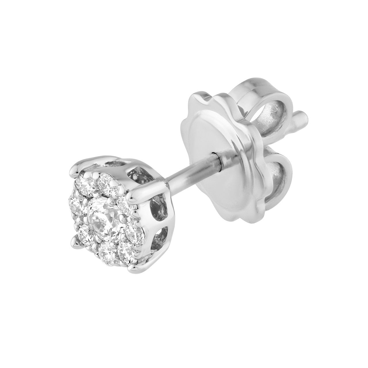 Petite Diamond Cluster Studs