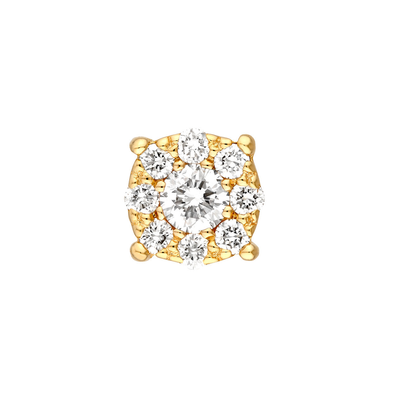 Petite Diamond Cluster Studs