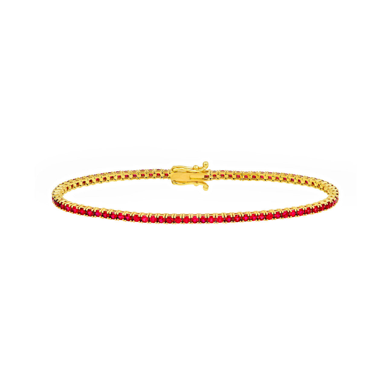 Ruby Tennis Bracelet