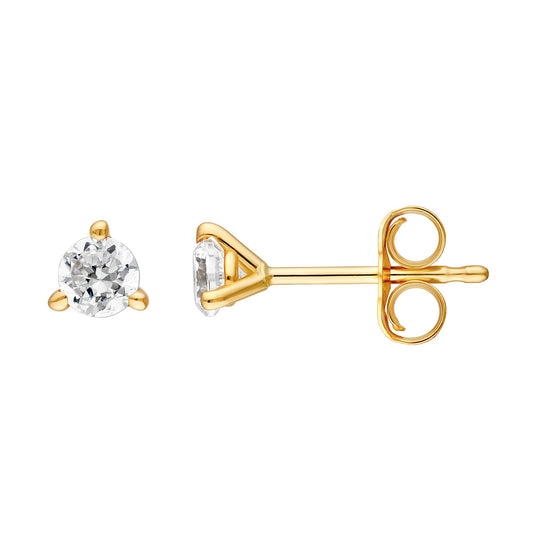 Petite Diamond Martini Studs