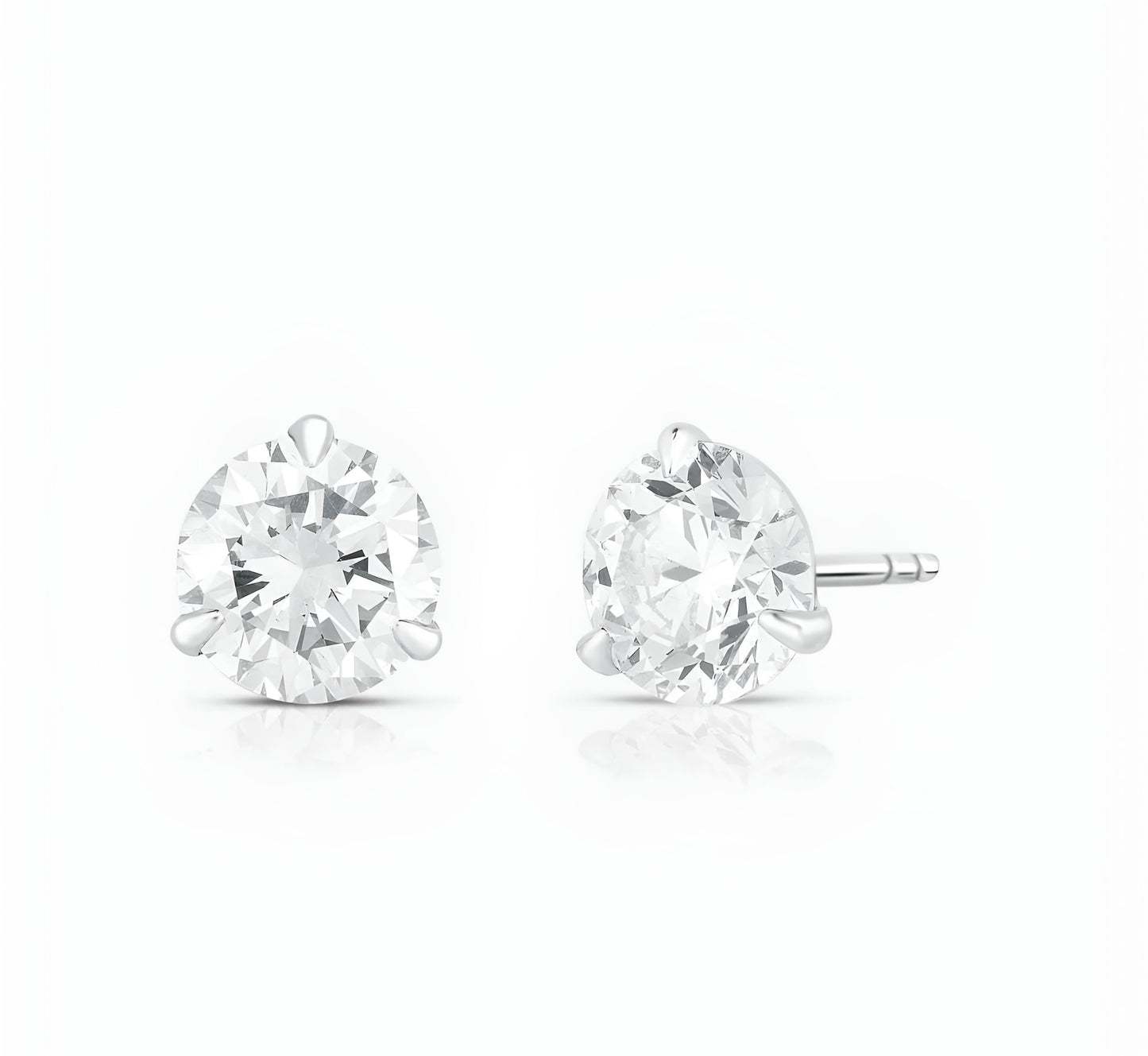 Classic Diamond Martini Studs