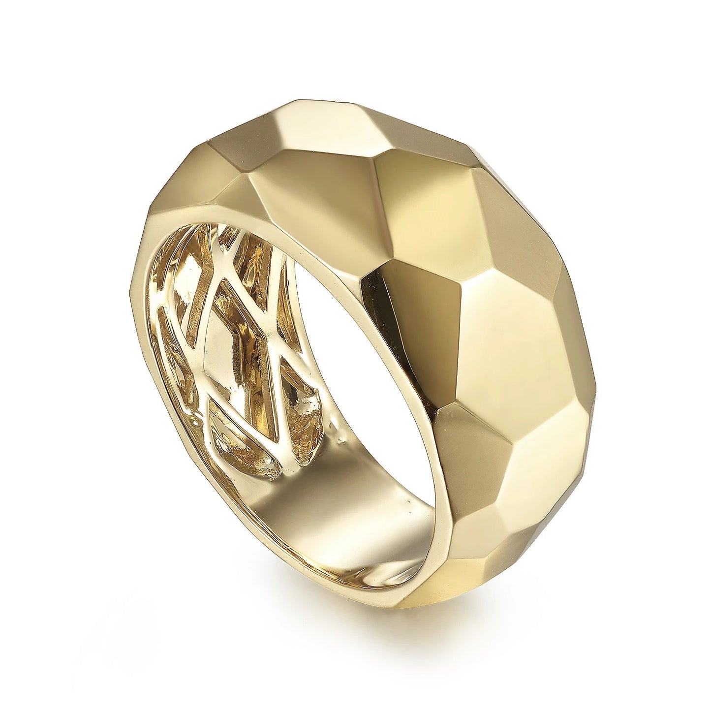 Hammered Puff Ring