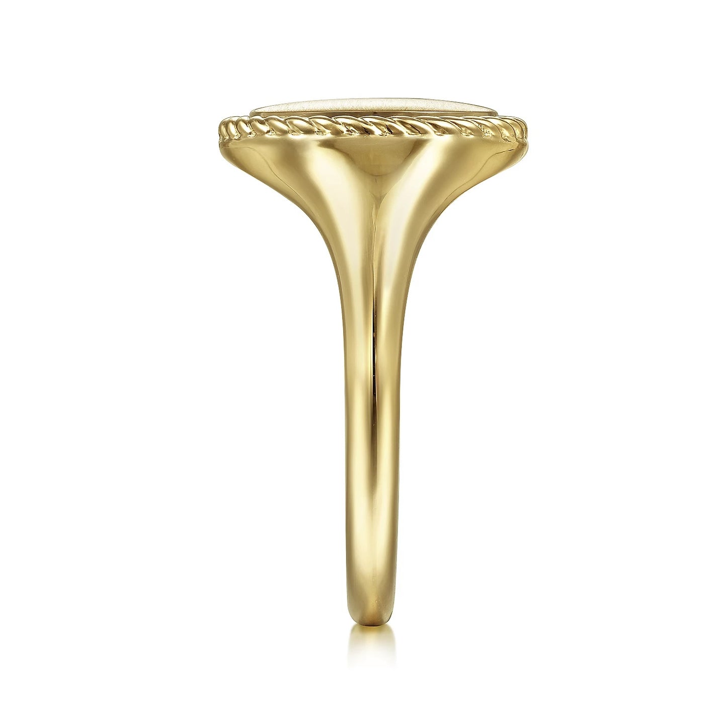 Round Signet Ring