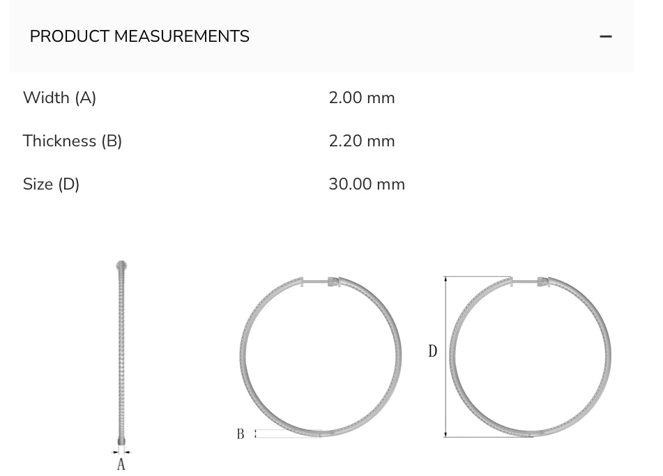 Small Inside Out Diamond Hoops