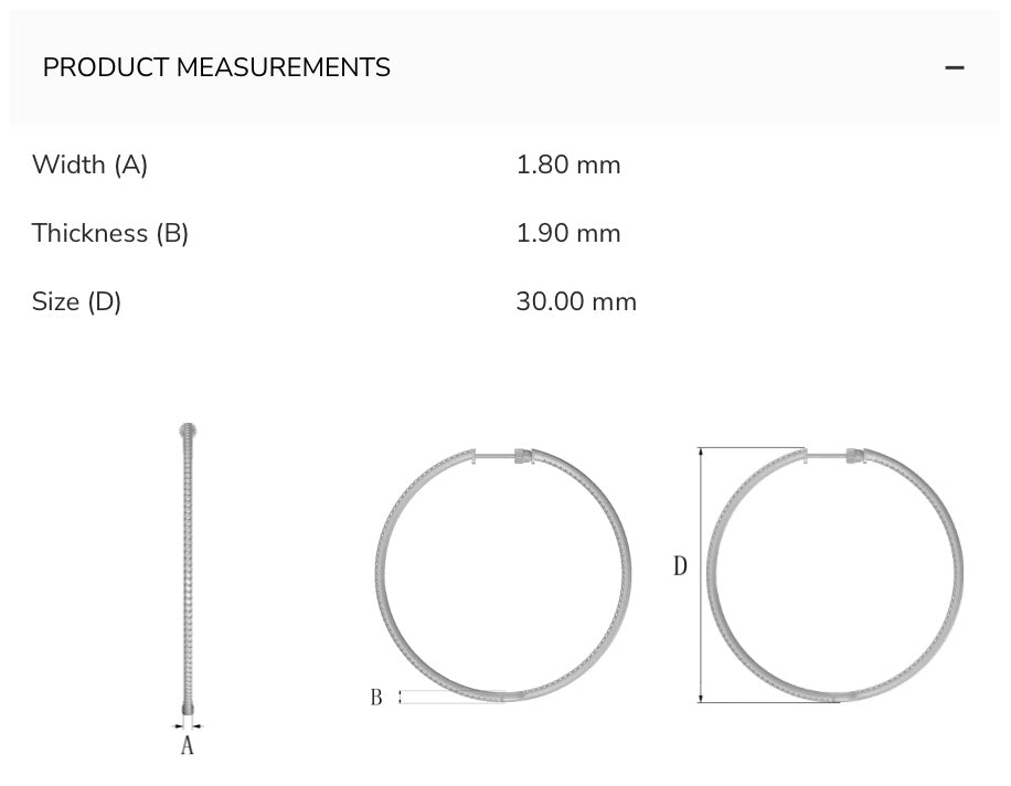 Small Skinny Inside Out Diamond Hoops