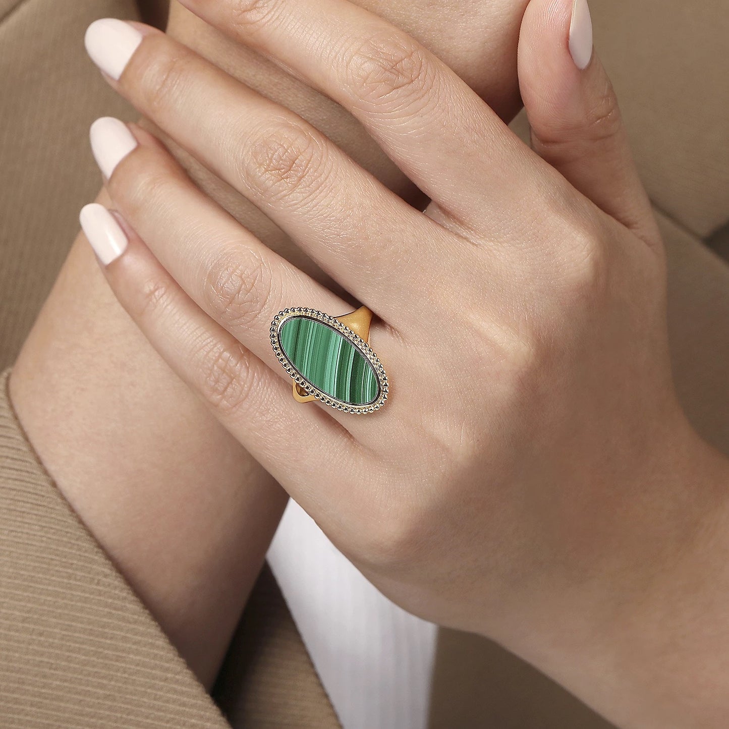 Malachite Signet Ring