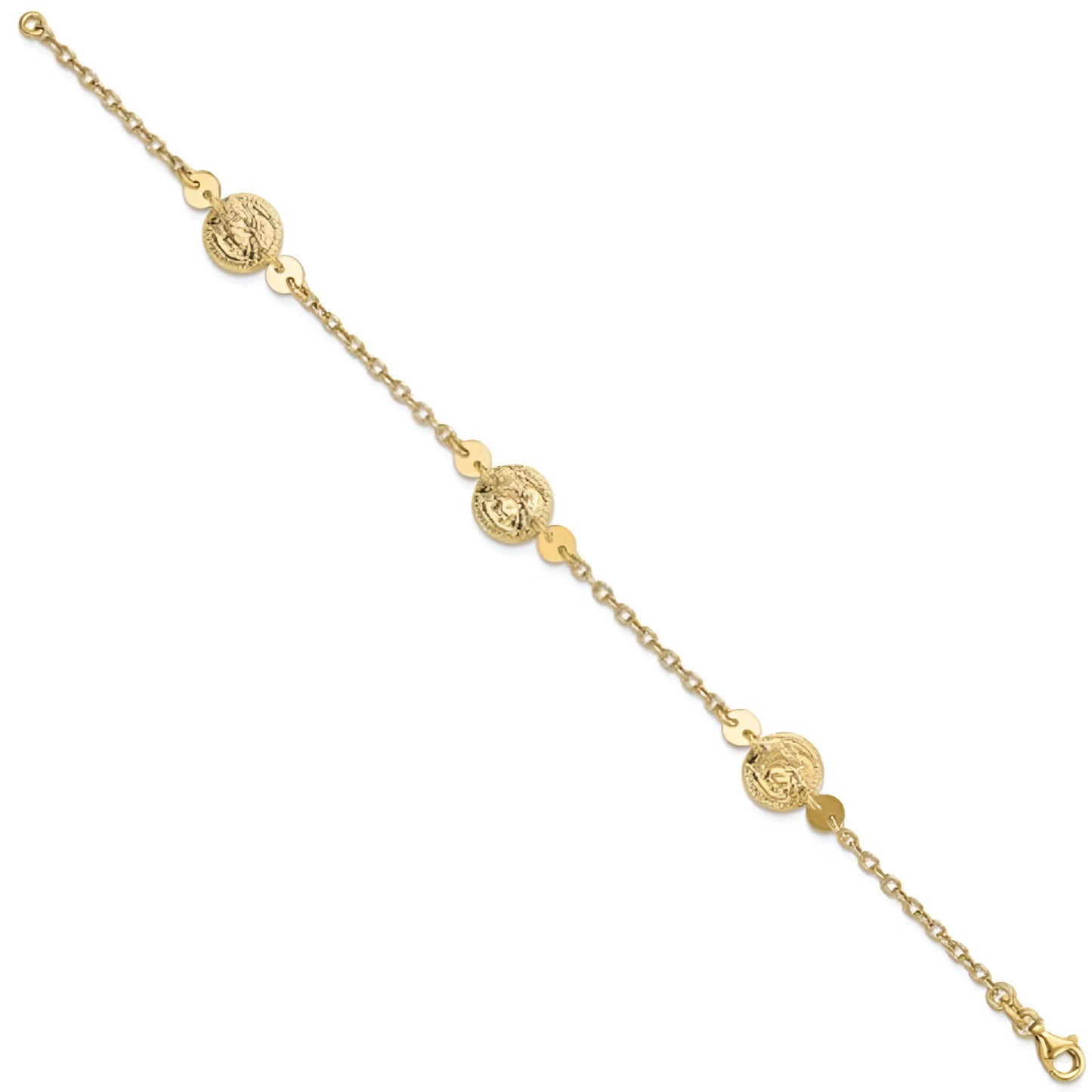 Tres Coin Bracelet