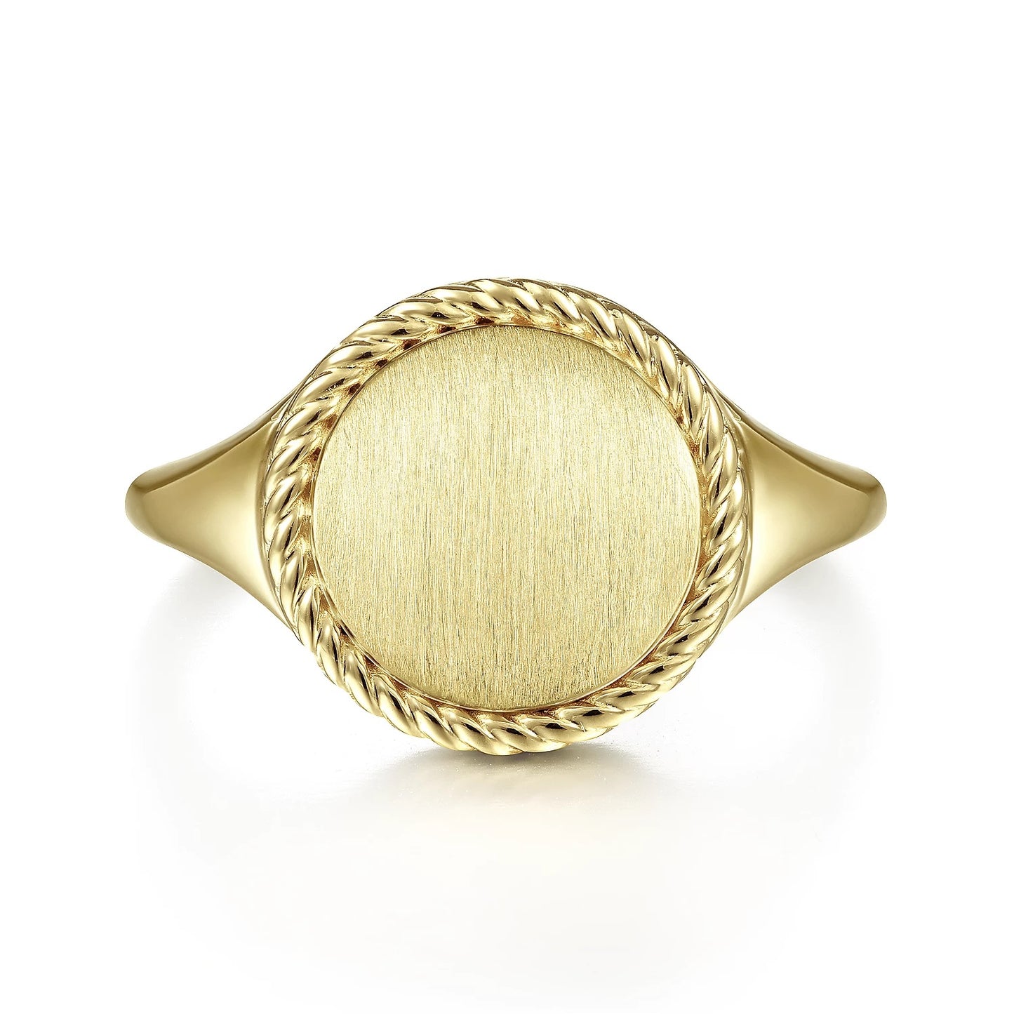Round Signet Ring
