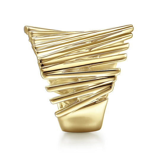 Stacked Bar Cage Ring