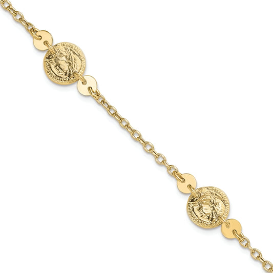 Tres Coin Bracelet