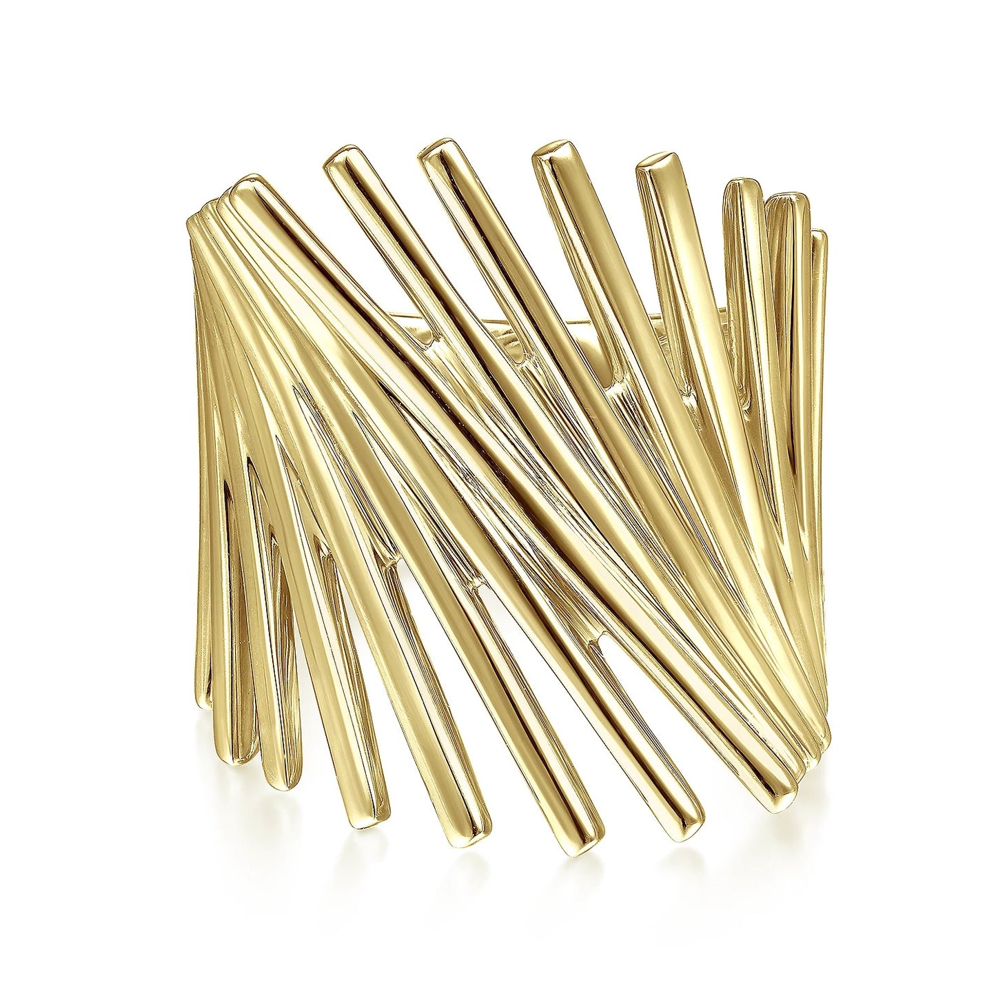 Stacked Bar Cage Ring