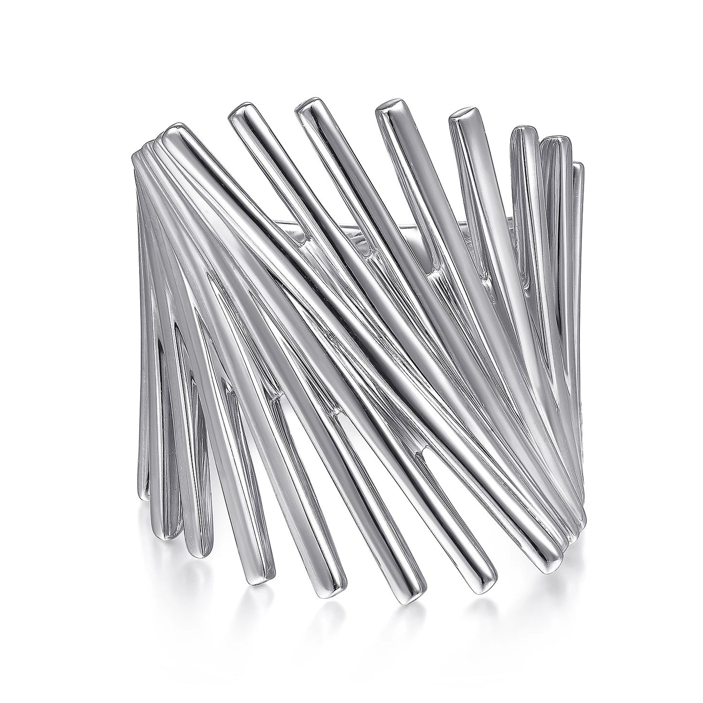Stacked Bar Cage Ring