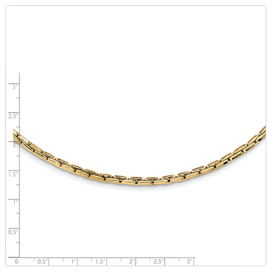 Long Box Chain Necklace