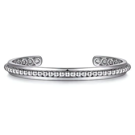 Silver Bead Cuff