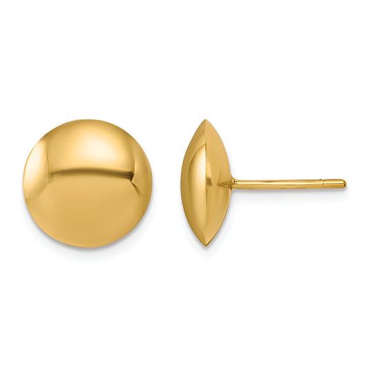 Button Stud Earrings